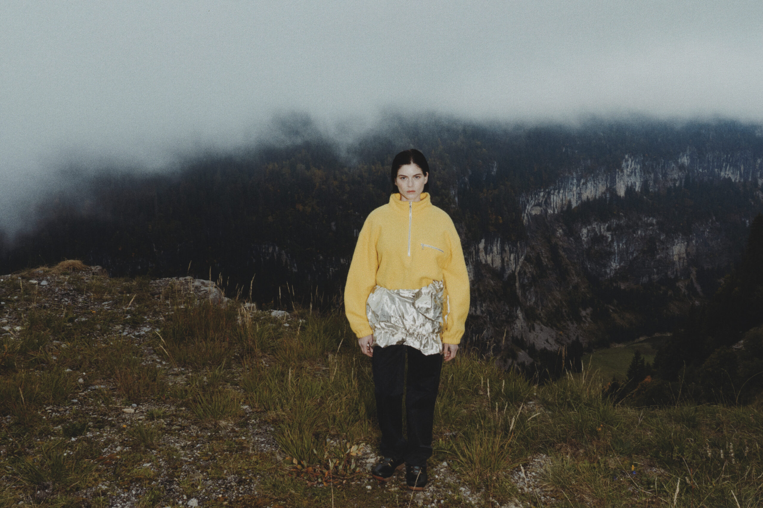 Production photo HARD PACK Magazine par PAF PAF – Shooting mode montagne hiver Alpes